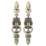 2 Sets Ring Pull Round Single Hole Handles Knob for Kitchen Cabinet Cupboard Door Drawer231 Large Antique Bronze