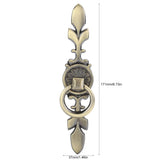 2 Sets Ring Pull Round Single Hole Handles Knob for Kitchen Cabinet Cupboard Door Drawer231 Large Antique Bronze - Extra Image