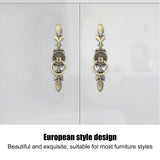 2 Sets Ring Pull Round Single Hole Handles Knob for Kitchen Cabinet Cupboard Door Drawer231 Large Antique Bronze