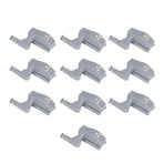 10Set Hinge LED Sensor Light Set Home Cabinet Cupboard Closet Drawer Induction LampWarm Light