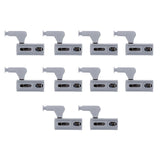 10Set Hinge LED Sensor Light Set Home Cabinet Cupboard Closet Drawer Induction LampWarm Light