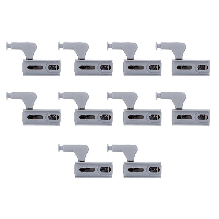 10Set Hinge LED Sensor Light Set Home Cabinet Cupboard Closet Drawer Induction LampWarm Light