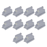 10Set Hinge LED Sensor Light Set Home Cabinet Cupboard Closet Drawer Induction LampWarm Light