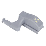 10Set Hinge LED Sensor Light Set Home Cabinet Cupboard Closet Drawer Induction LampWarm Light - Extra Image