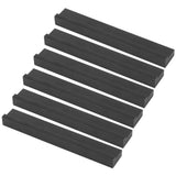 6 Sets T shaped Handle Aluminium Alloy Kitchen Cabinet Door Handle Furniture Drawer Pull Hardware(64mm ) - Close-Up Angle
