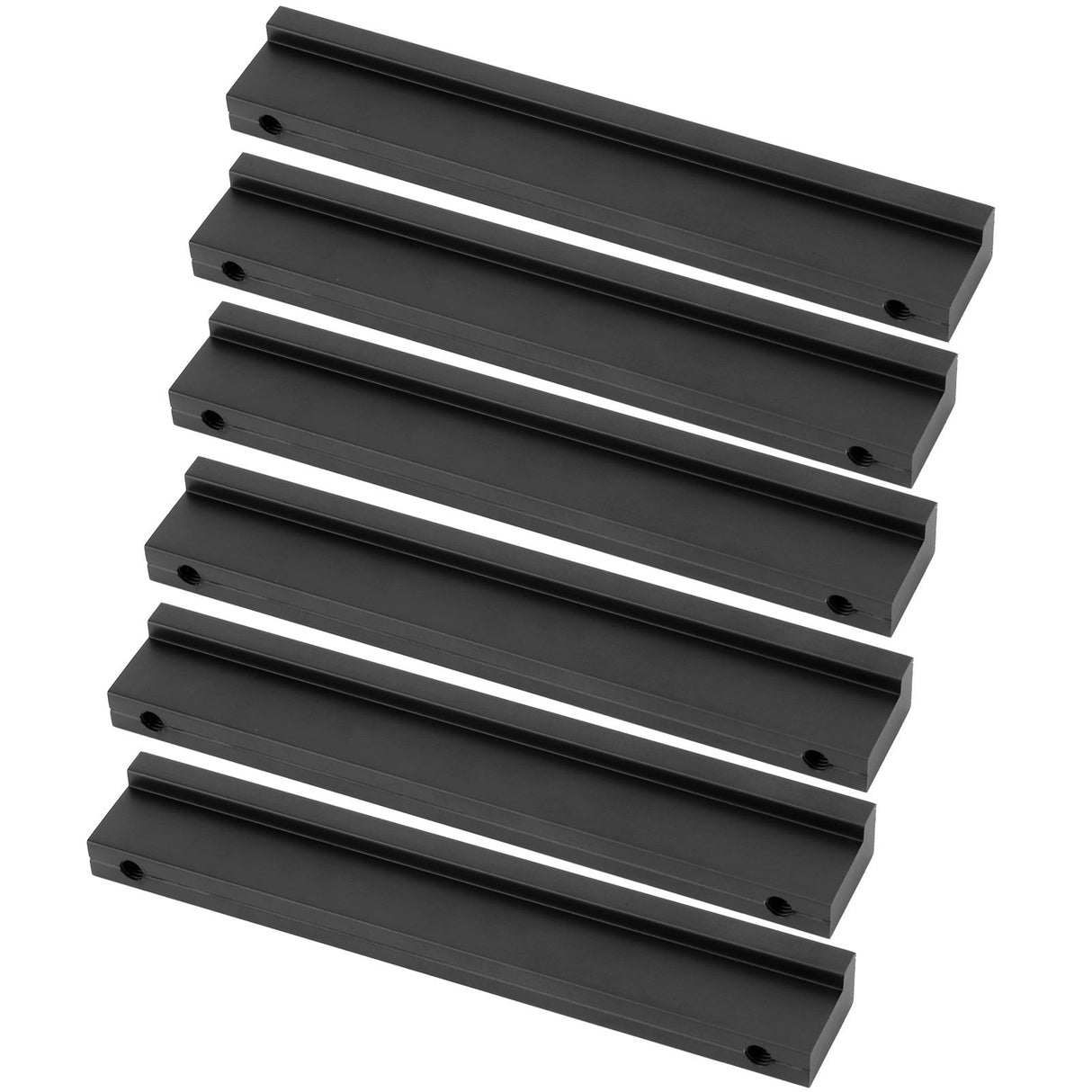 6 Sets T shaped Handle Aluminium Alloy Kitchen Cabinet Door Handle Furniture Drawer Pull Hardware(64mm )