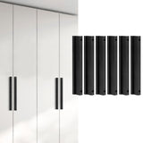 6 Sets T shaped Handle Aluminium Alloy Kitchen Cabinet Door Handle Furniture Drawer Pull Hardware(64mm )