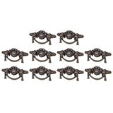 10 Sets Kitchen Drawer Cabinet Door Handle Furniture Knobs Hardware Cupboard Antique Pull Handles - Front View