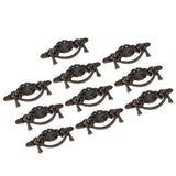 10 Sets Kitchen Drawer Cabinet Door Handle Furniture Knobs Hardware Cupboard Antique Pull Handles - Side View
