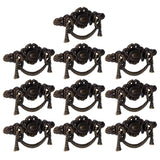 10 Sets Kitchen Drawer Cabinet Door Handle Furniture Knobs Hardware Cupboard Antique Pull Handles