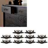 10 Sets Kitchen Drawer Cabinet Door Handle Furniture Knobs Hardware Cupboard Antique Pull Handles