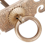 2 Sets Bat‑Shaped Handle Copper Antique Decorative Drawer Door Handle Knob for Shoe Cabinet