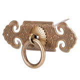 2 Sets Bat‑Shaped Handle Copper Antique Decorative Drawer Door Handle Knob for Shoe Cabinet