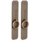 2 Sets Chinese Style Handle Single Hole Door Pull Knobs for Kitchen Cabinet Furniture Hardware16cm - Rear View