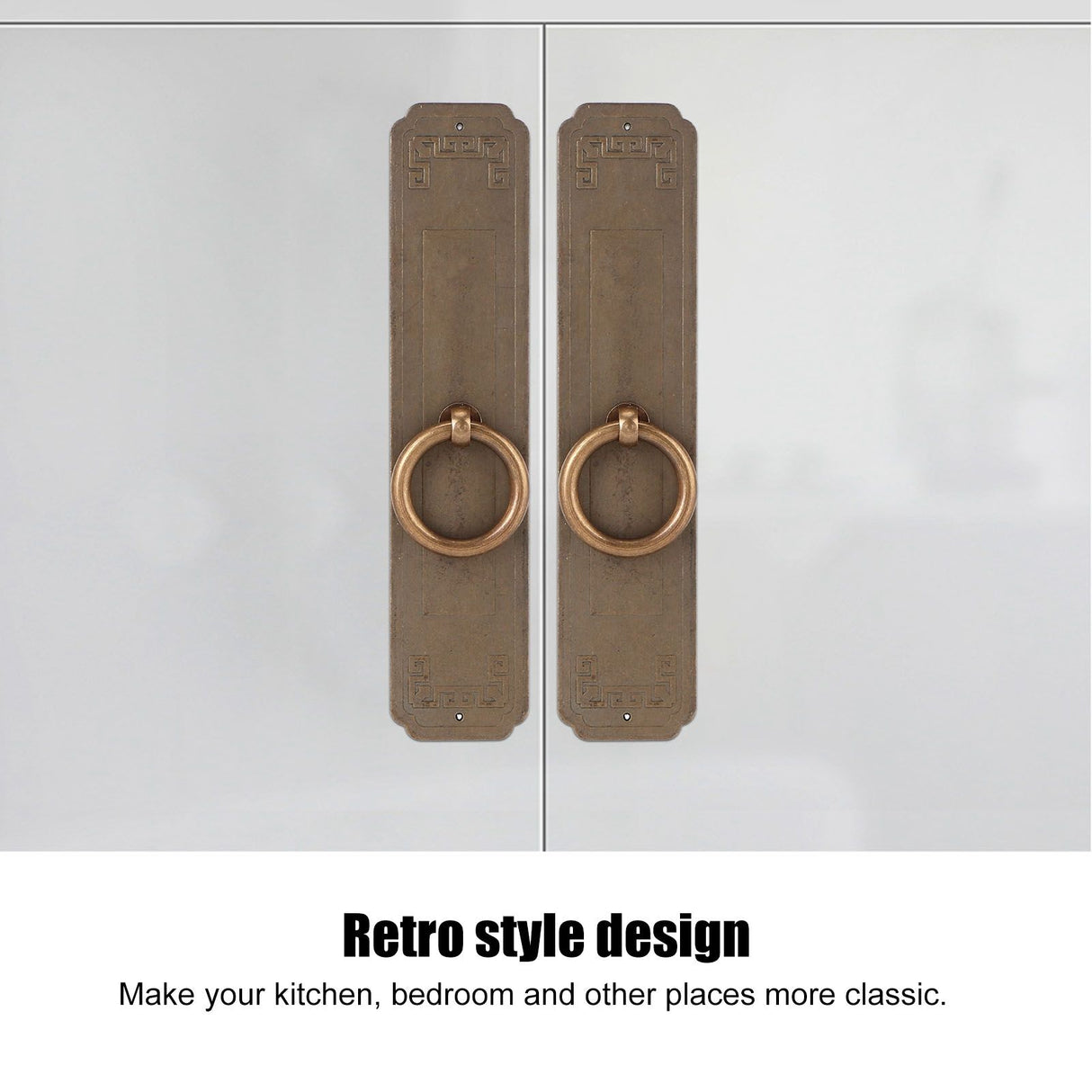 2 Sets Chinese Style Handle Single Hole Door Pull Knobs for Kitchen Cabinet Furniture Hardware16cm