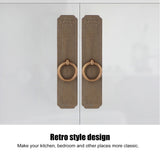 2 Sets Chinese Style Handle Single Hole Door Pull Knobs for Kitchen Cabinet Furniture Hardware16cm