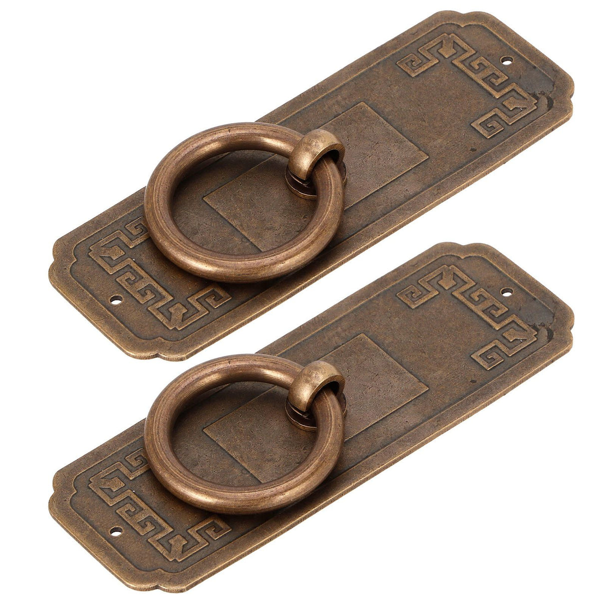 2 Sets Chinese Style Handle Single Hole Door Pull Knobs for Kitchen Cabinet Furniture Hardware10cm
