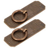 2 Sets Chinese Style Handle Single Hole Door Pull Knobs for Kitchen Cabinet Furniture Hardware10cm