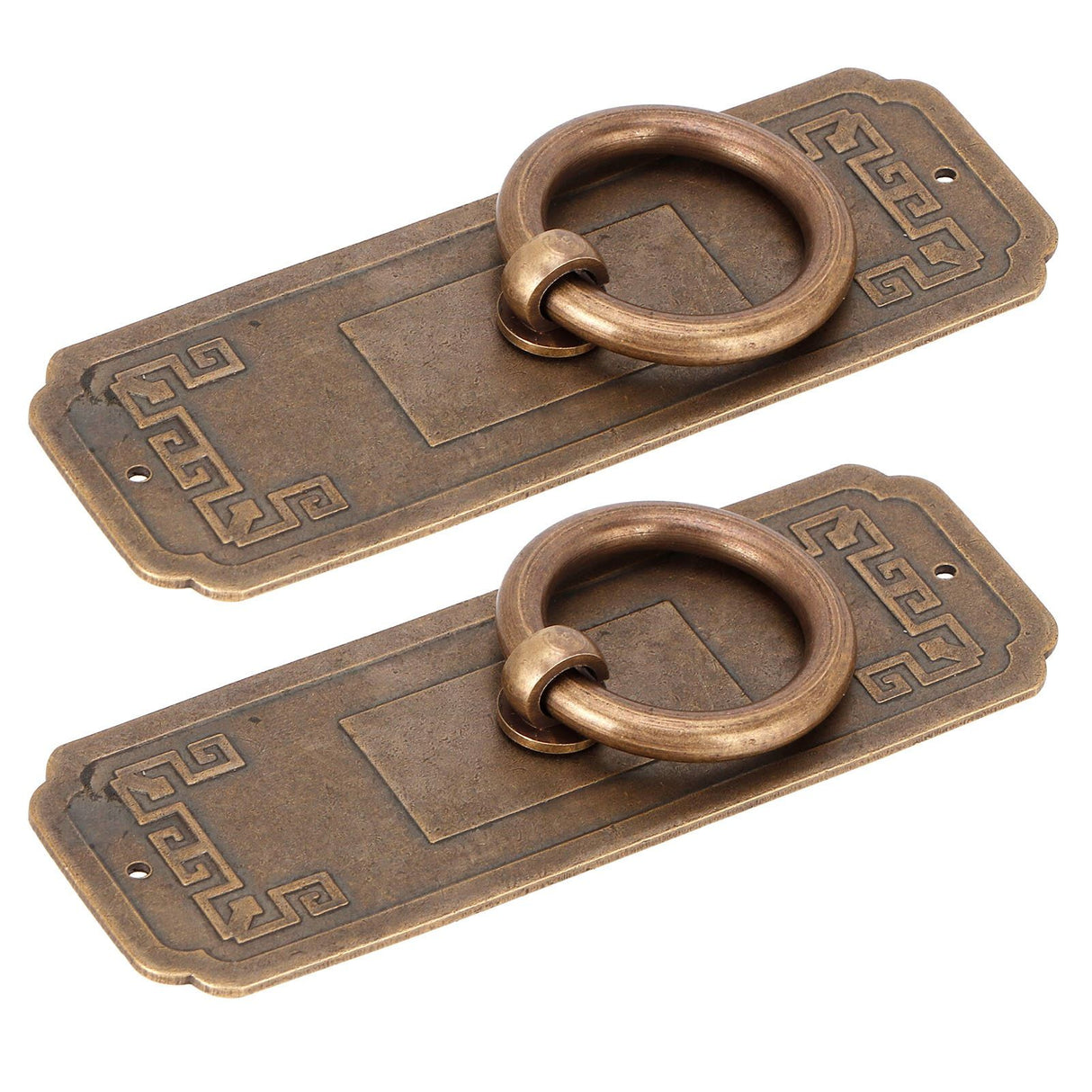 2 Sets Chinese Style Handle Single Hole Door Pull Knobs for Kitchen Cabinet Furniture Hardware10cm