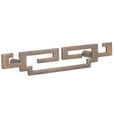 Shoe Cabinet Handle Antique Drawer Door Pull Knob Chinese Retro Style Furniture HardwareMedium Size Handle - Side View