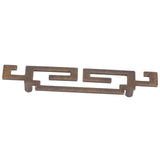 Shoe Cabinet Handle Antique Drawer Door Pull Knob Chinese Retro Style Furniture HardwareMedium Size Handle - Top-Down View