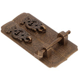 Door Handle Set Chinese Style Antique Copper Pull Handles Cabinet Wardrobe Accessory