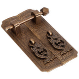 Door Handle Set Chinese Style Antique Copper Pull Handles Cabinet Wardrobe Accessory
