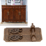 Door Handle Set Chinese Style Antique Copper Pull Handles Cabinet Wardrobe Accessory - Extra Image