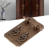 Door Handle Set Chinese Style Antique Copper Pull Handles Cabinet Wardrobe Accessory - Extra Image