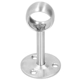 6Pcs Flanged Socket Stainless Steel Curtain Rod Brackets Wardrobe Pole Holder Hardware Fitting(22 AllPass ) - Extra Image