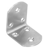 10Pcs Corner Brace Stainless Steel Thicken Right Angle Bracket Connector for Shelf FurnitureS - Extra Image