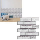 3D Waterproof Wall Stickers SelfAdhesive Tile Decal Background Kitchen Bathroom Decor