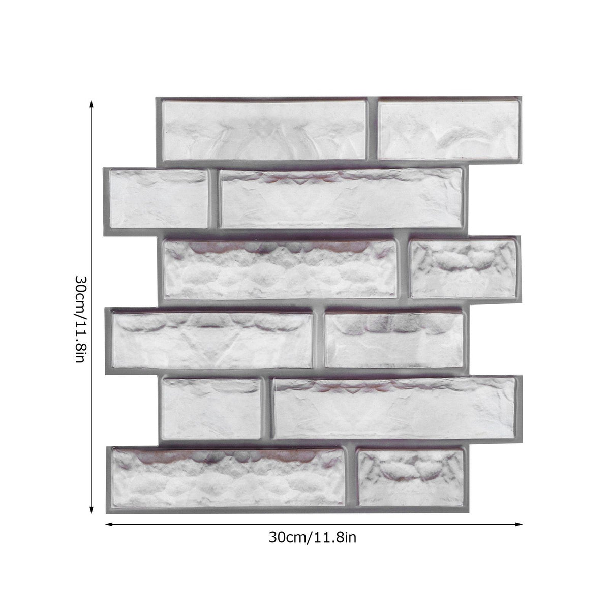 3D Waterproof Wall Stickers SelfAdhesive Tile Decal Background Kitchen Bathroom Decor