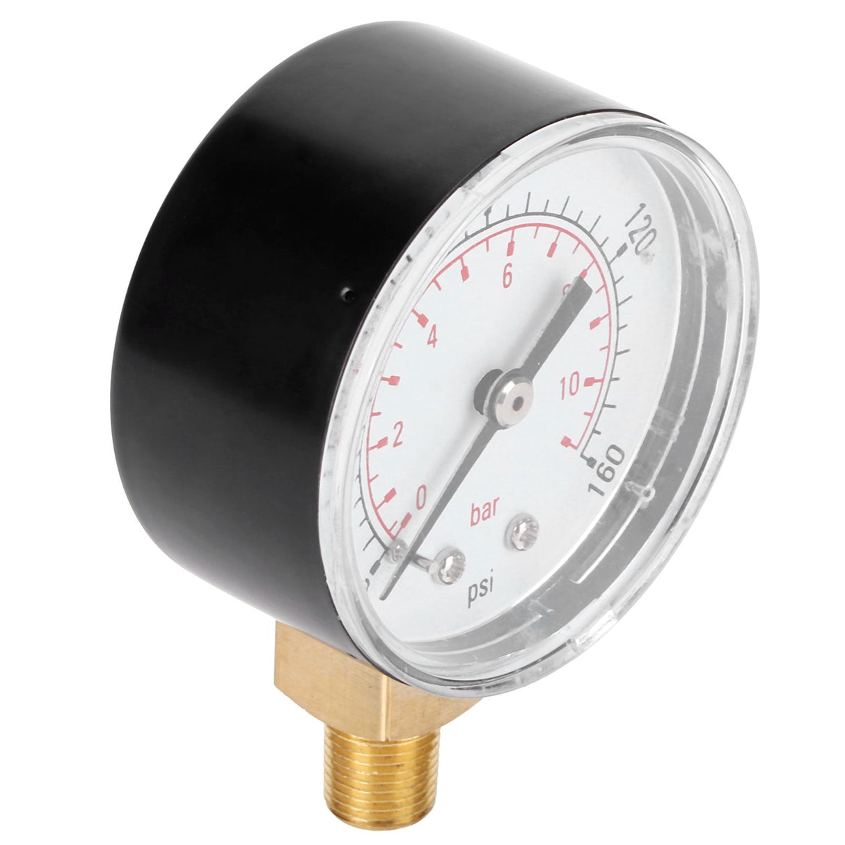 0-160psi 0-11bar Vacuum Pressure Gauge Manometer with Dual Scale for Water Oil Gas Liquid