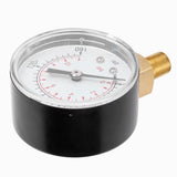 0-160psi 0-11bar Vacuum Pressure Gauge Manometer with Dual Scale for Water Oil Gas Liquid - Low Angle