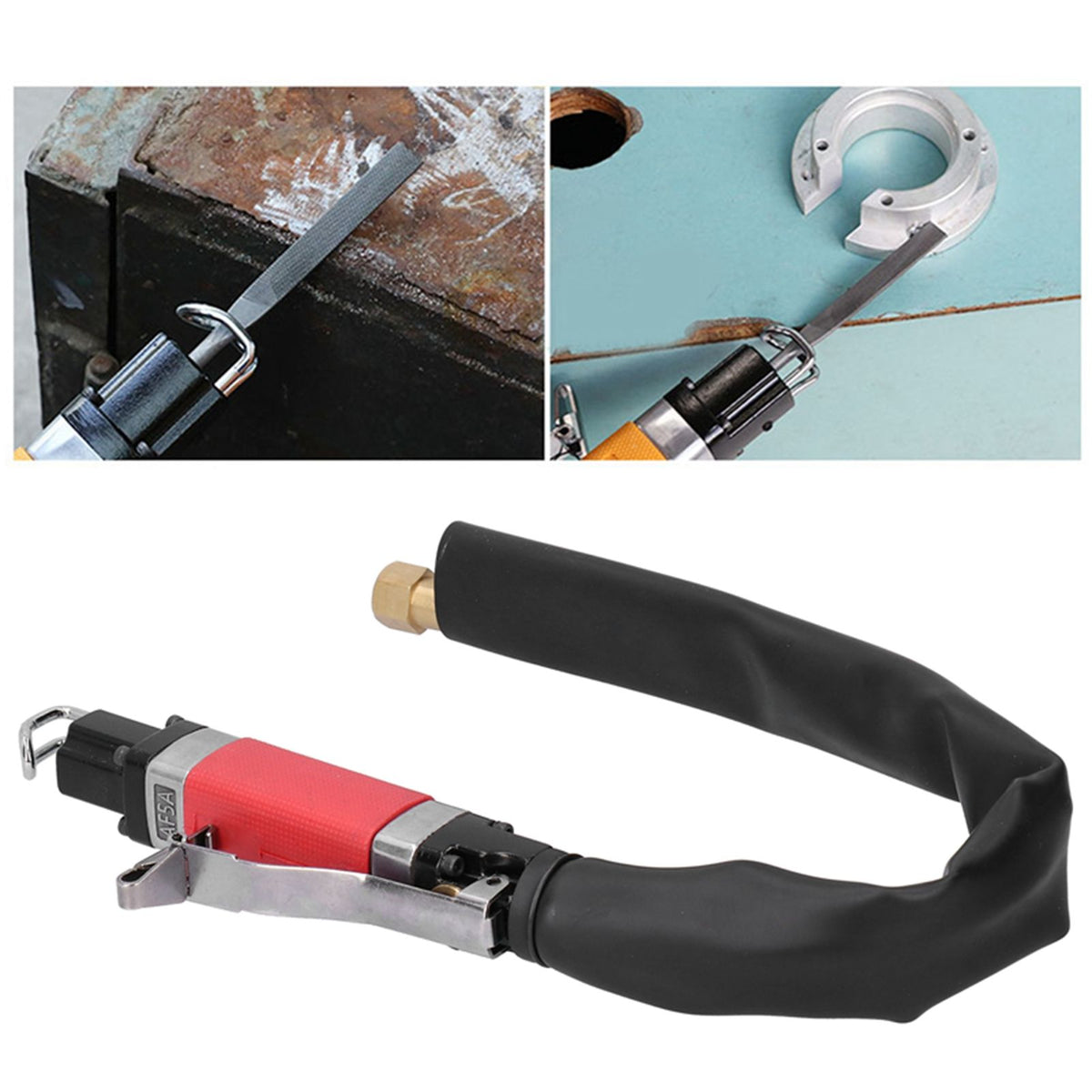 Air File with Snap Button Switch Pneumatic File Grinding Machine Hardware Tools 6.2bar 90psi