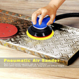 Air Sander Adjustable Pneumatic Circular Grinder Polishing Burnish Machine Hand Tools