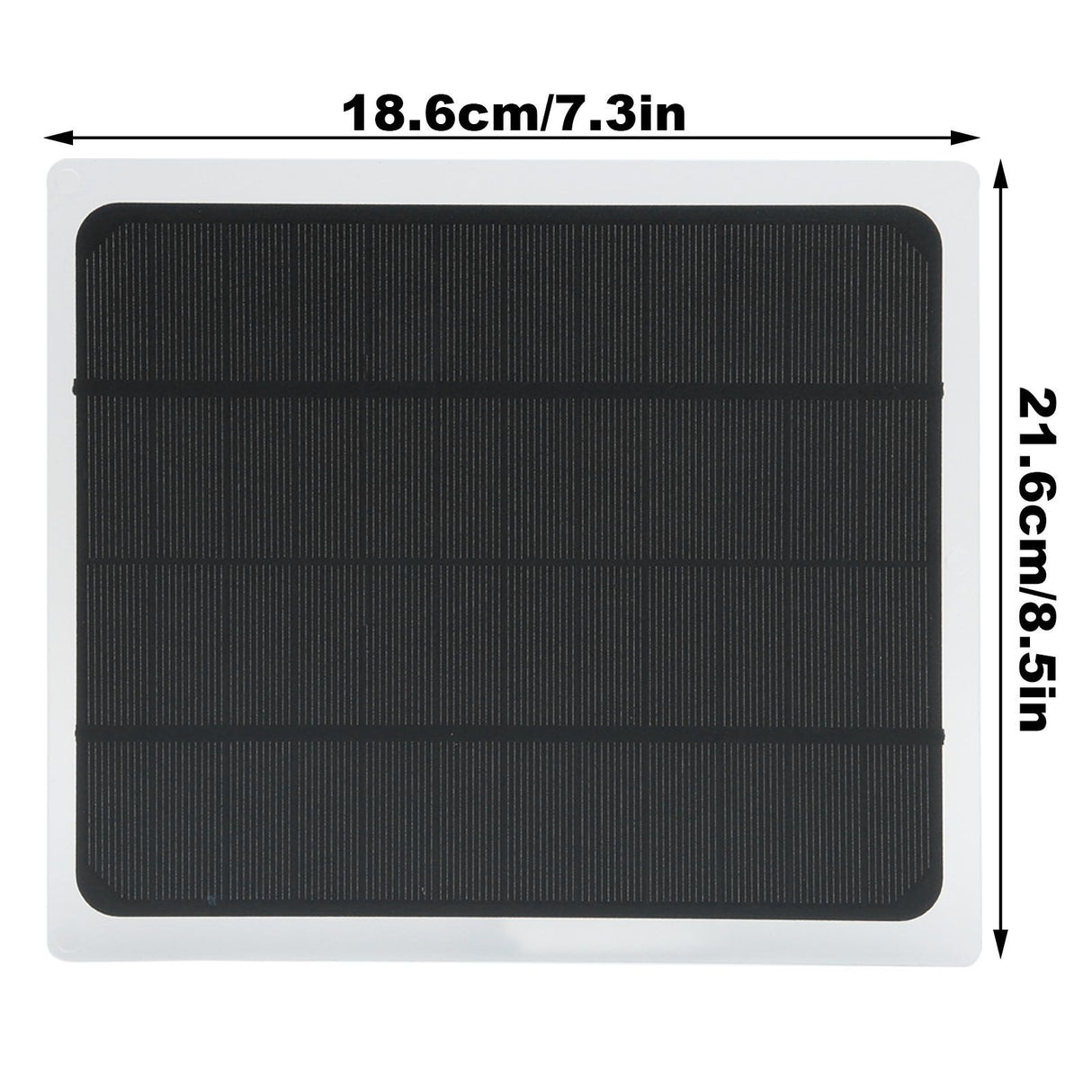 5W 12V Multifunctional Solar Panel Outdoor Mobile Power for Automobile Storage Battery Charging