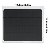5W 12V Multifunctional Solar Panel Outdoor Mobile Power for Automobile Storage Battery Charging
