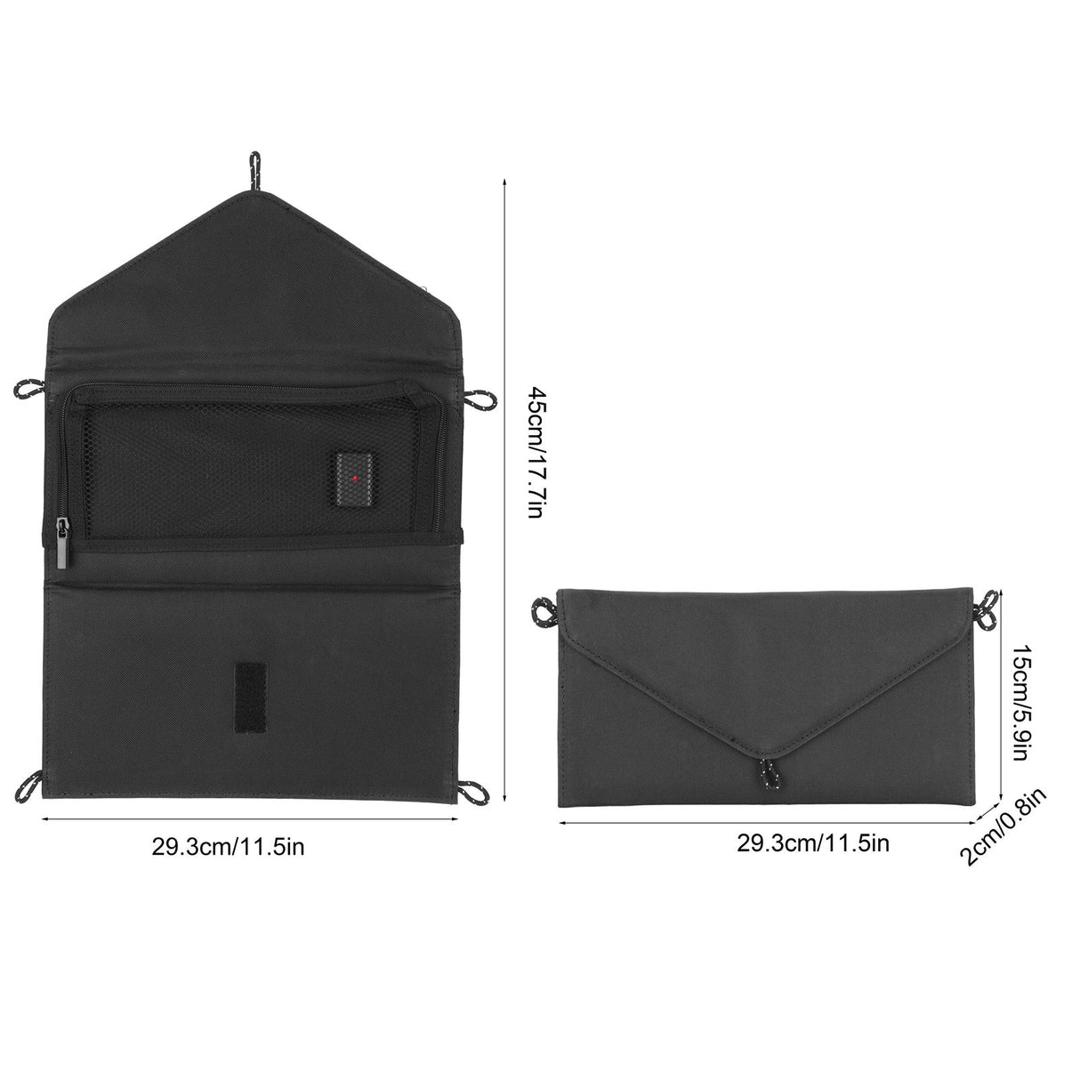 20W Foldable Solar Panel Bag USB Portable Emergency Solar Charging Bag Photovoltaic Power Bag