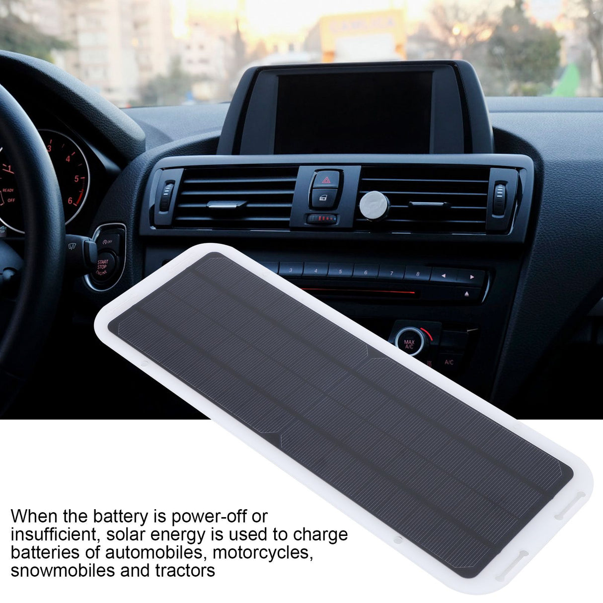 Outdoor 18V Solar Panel Portable Car Charging Power Board Charger Kit for Motorcycle