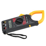 Digital Clamp Meter Handheld Ammeter Voltmeter Electronic Multimeter Measuring Tool DT‑266 - Low Angle