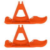 Children's Balanced Car Skis Kids Snowboard Sledge Balanced Scooter Board Ski PartsOrange - Side View