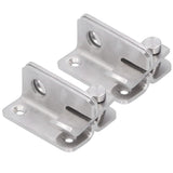2 Sets Manual Door Bolt Stainless Steel PunchFree Bolt Lock Wardrobe Bathroom Door Accessories