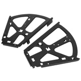 Shoes Cabinet Hinge 2-Layer Flip Turning Rack Cold Rolled Steel Furniture Accessory Black