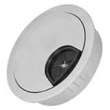 4 Set Desk Cable Wire Grommet PC Computer Desk Cord Grommet Cable Hole Cover Organizers53 Brushed - Extra Image