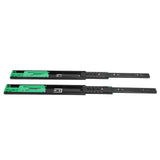 Drawer Slide Cold Rolled Steel 3-Section Damping Ball Bearing Track Rail Furniture Hardware