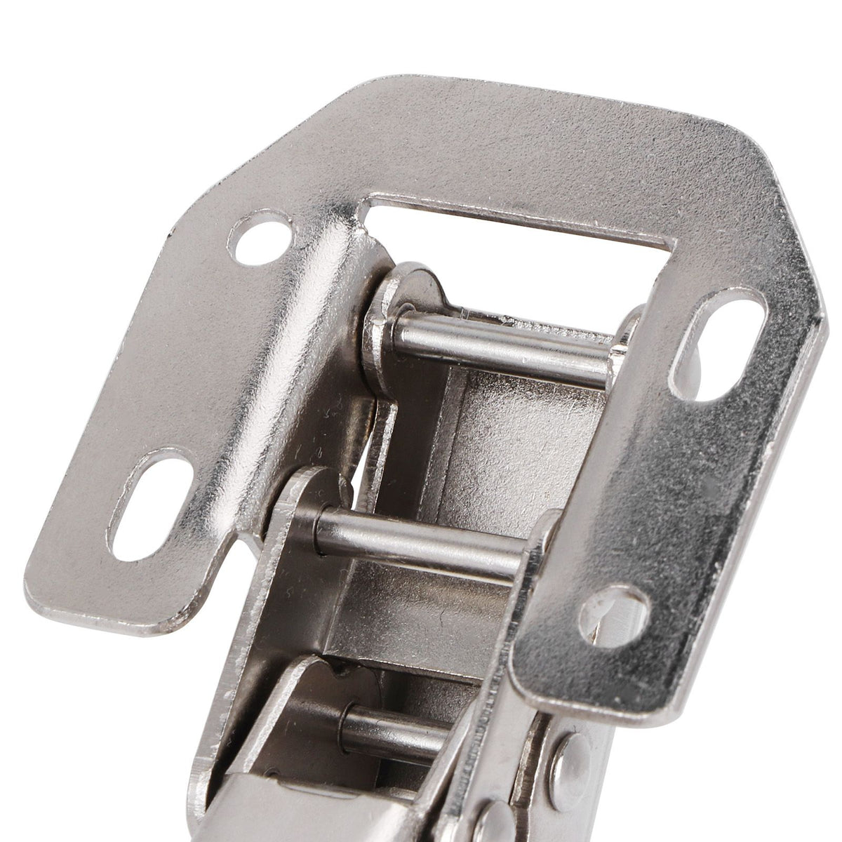 4Set Cabinet Hinges Bridge Shaped Door Hinge Kit for Cupboard Closet Wardrobe Furniture