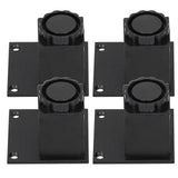 4Pcs/Set Furniture Leg Adjustable Height Aluminum Alloy Square Support for Sofa Cabinet60mm - 45-Degree Angle