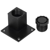 4Pcs/Set Furniture Leg Adjustable Height Aluminum Alloy Square Support for Sofa Cabinet60mm